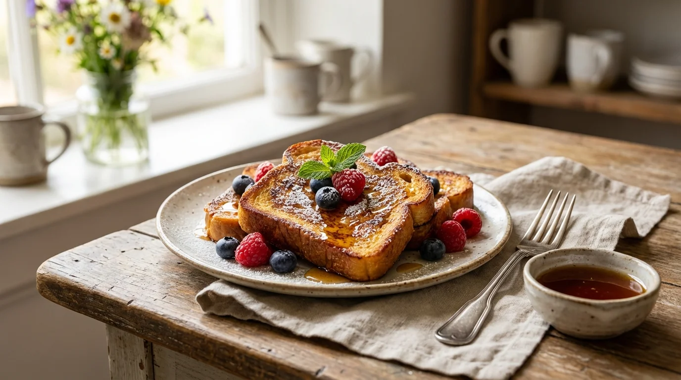 Pain perdu : transformer du pain rassis en dessert doré