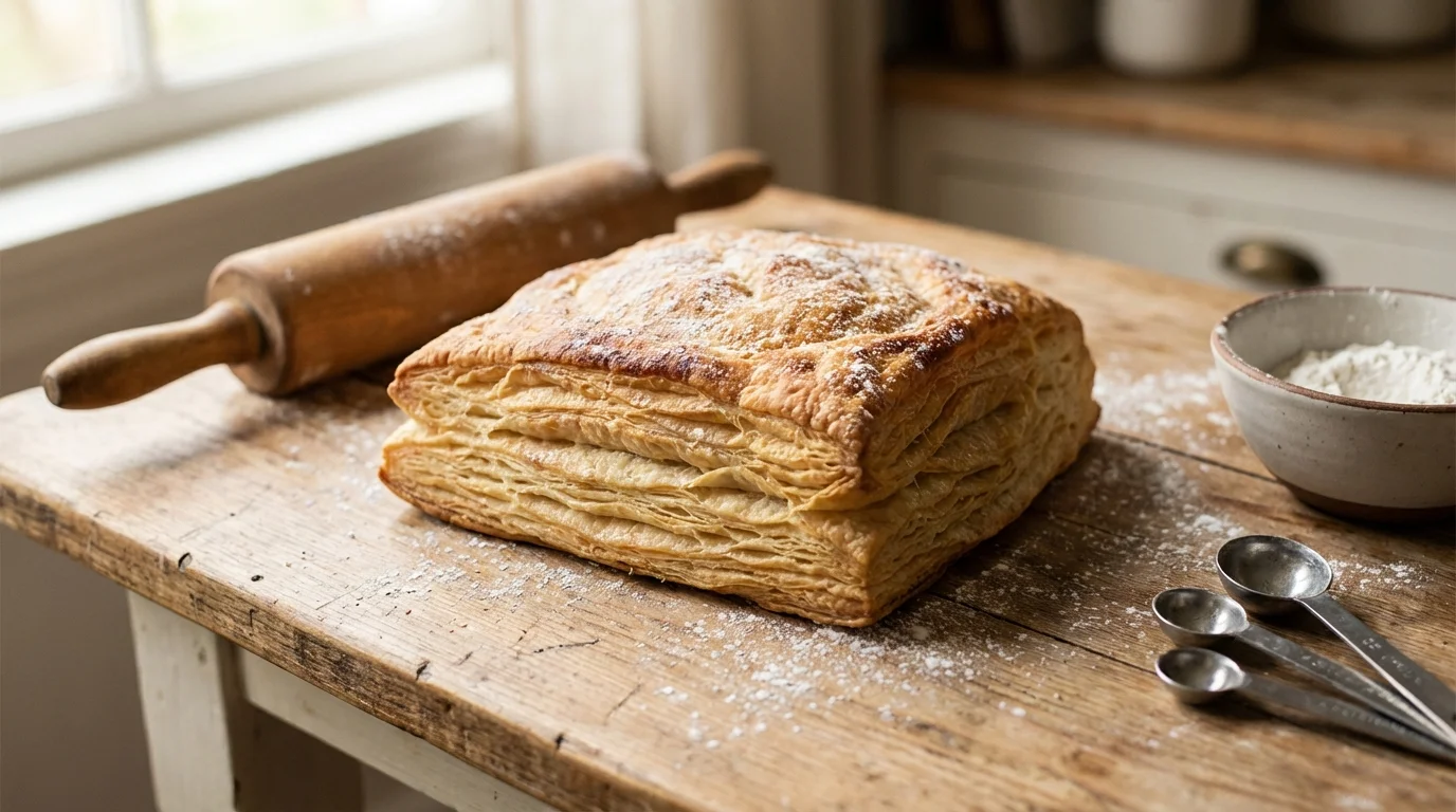 Pâte feuilletée rapide : technique inversée en 1 heure