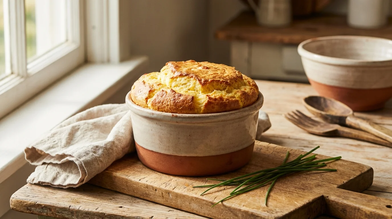 Soufflé au fromage : béchamel, blancs en neige et cuisson sans ouvrir le four