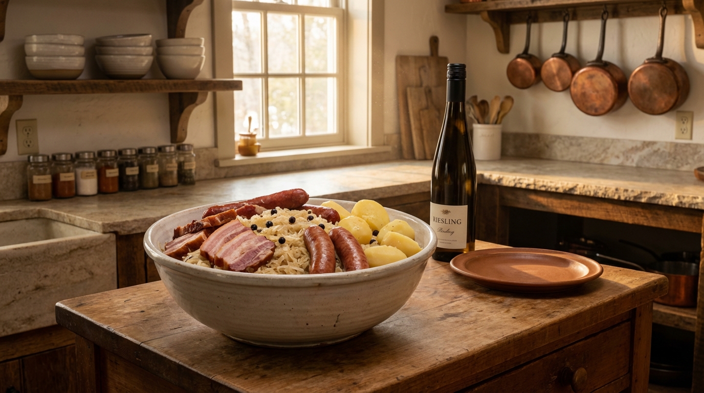 Choucroute Alsacienne Garnie : la Recette Traditionnelle au Riesling