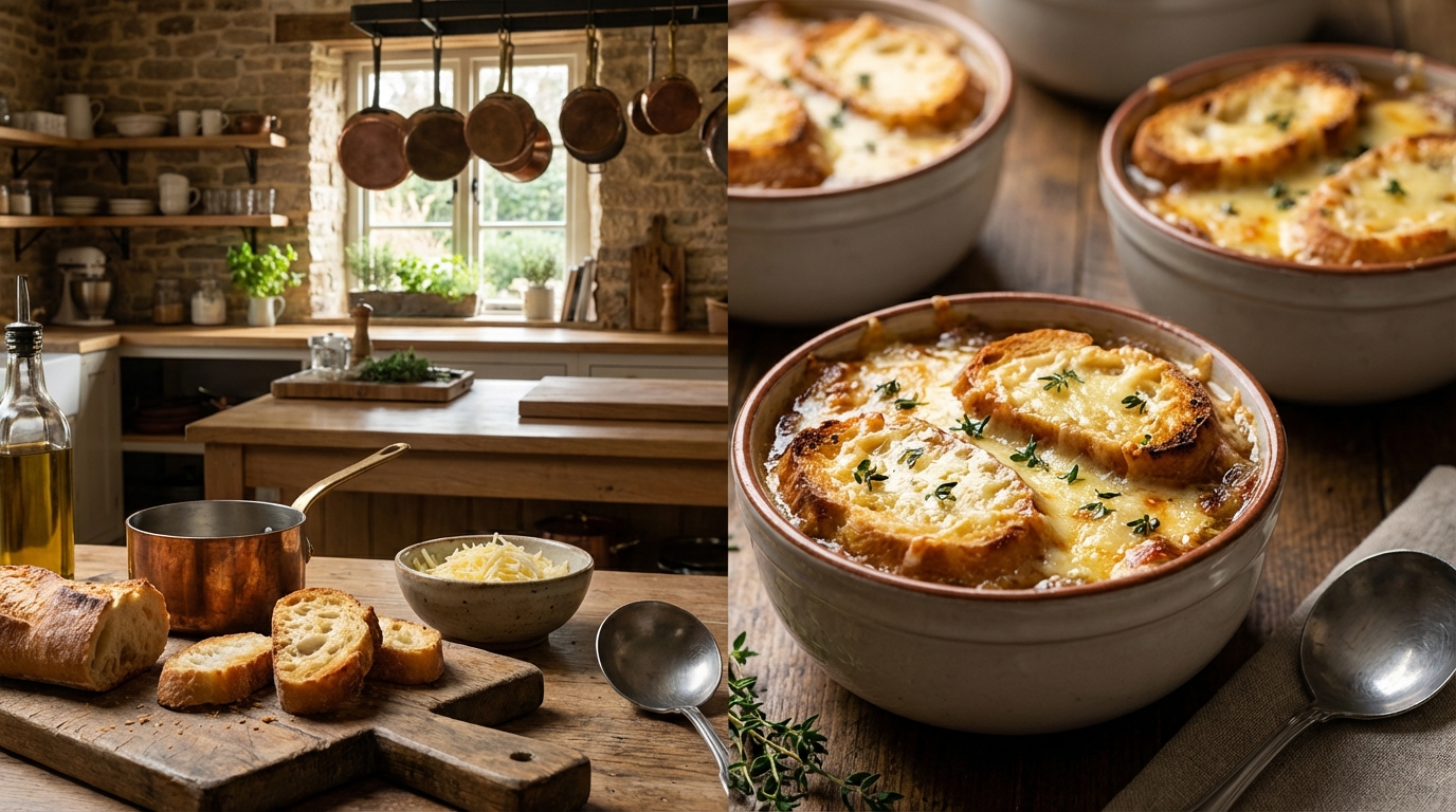 Soupe à l'Oignon Gratinée : la Recette Parisienne Authentique